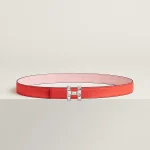 H Infini belt buckle & Hermès sur Mer reversible leather strap 24 mm - Image 2